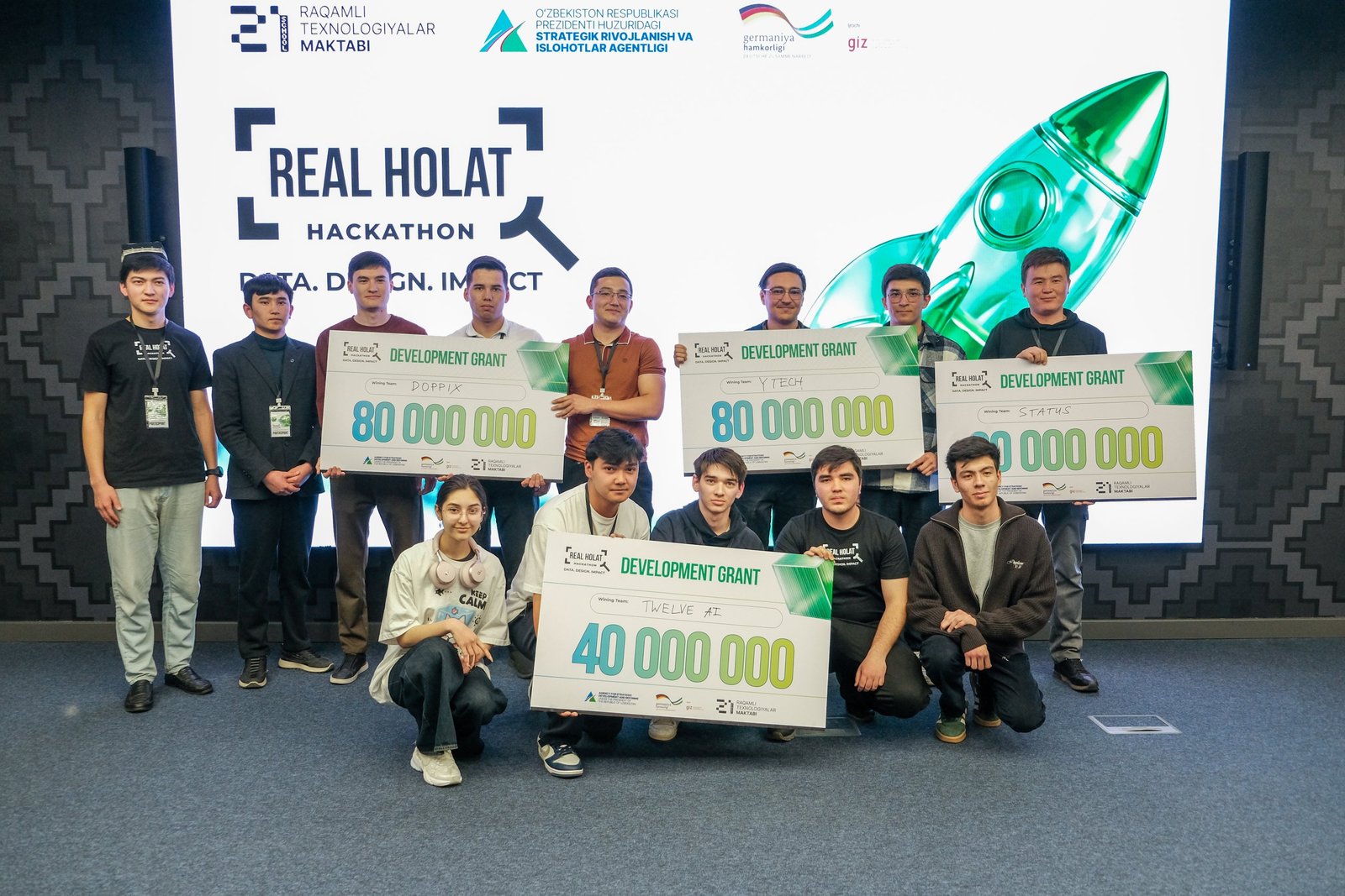 Награждены победители хакатона «Real holat»
