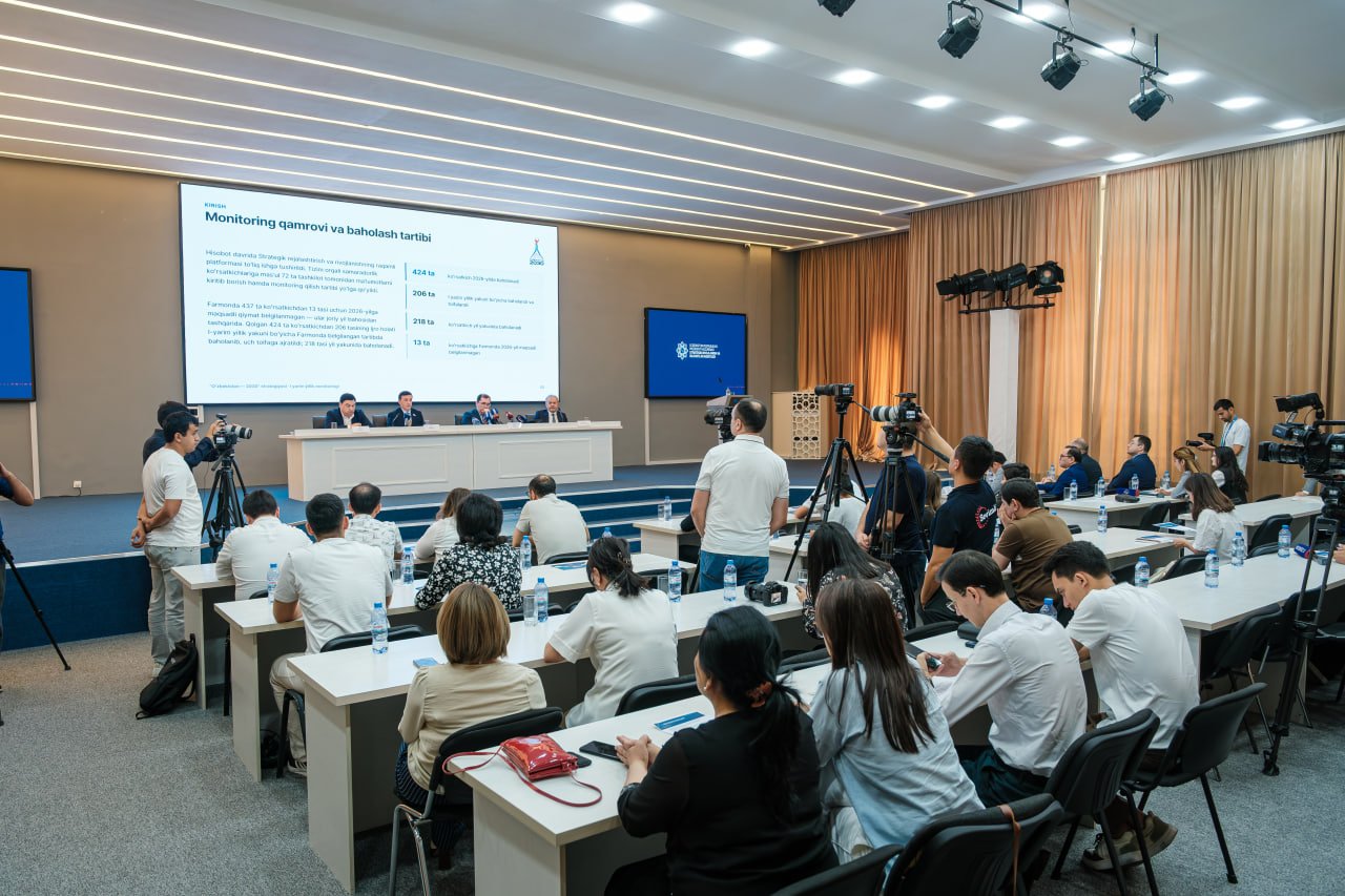 Представлена информация об исполнении стратегии «Узбекистан – 2030» за первое полугодие 2026 года