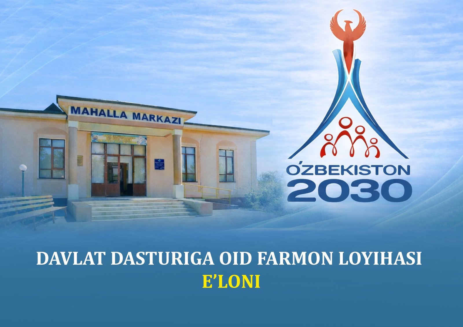 Davlat dasturiga oid Farmon loyihasi jamoatchilik muhokamasiga qo‘yildi